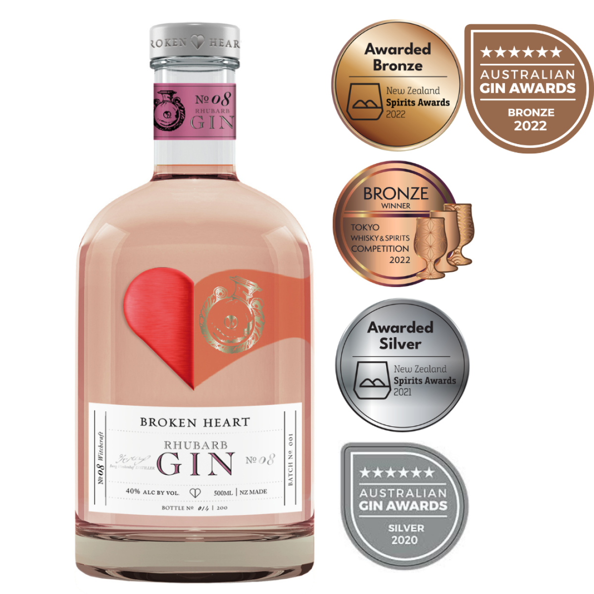 Broken Heart Rhubarb Gin