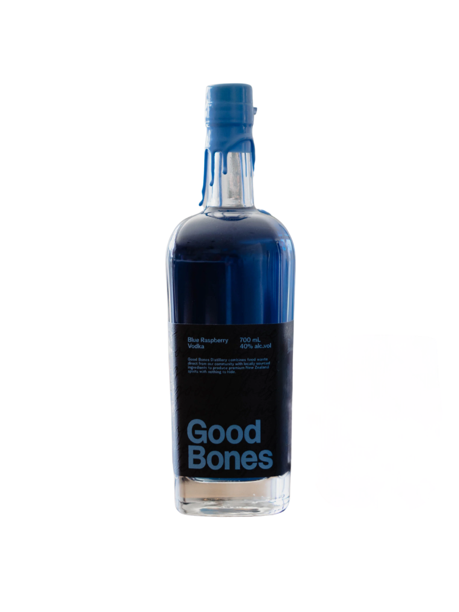 Good Bones Blue Raspberry Vodka
